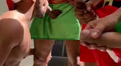 Santa fucked by his elves