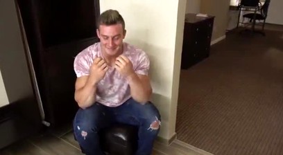 All American Teen Jerks His Muscle Cock & Cums