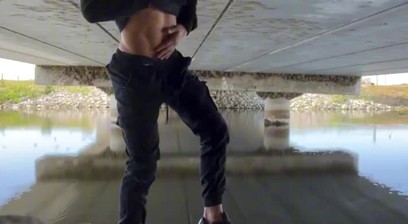 Innocent gay guy cumming