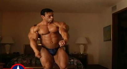 Kevin Levrone Sexy Hotel Room Posing