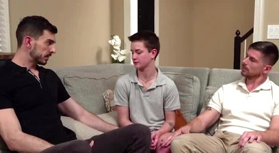 FTM boy takes two batches of fresh sperm in his boycunt!