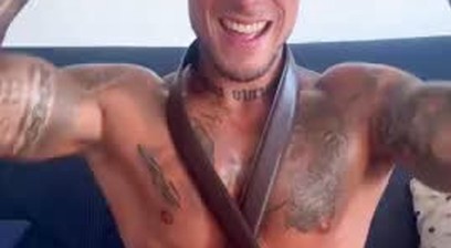 Muscular Cop Verbal Jack Off