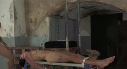 Xavier Sibley gets a footjob from a devoted sub