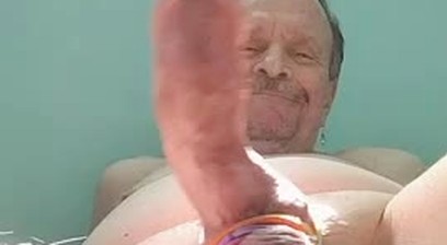 Jerking and gaping and cumming