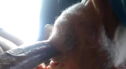 Getting my uncut cock throated n worshipped
