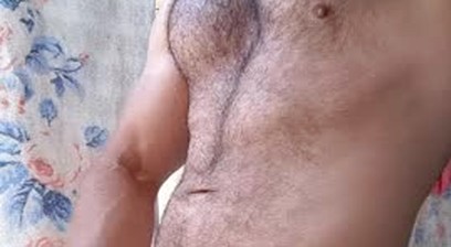 bearded and hairy guy cumming