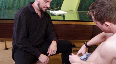 Doctor Derek Allen fucking skills cure Aaron Allen sexual anxiety