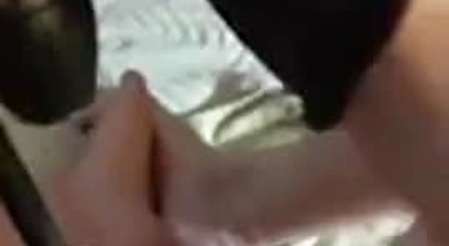 Guy Sounding His Cock With A Drill (Bit)