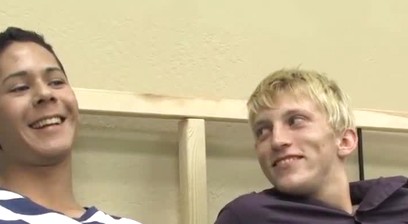 Young men are having hard anal session