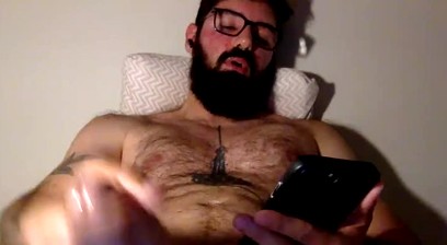 Brazilian bear jerking off
