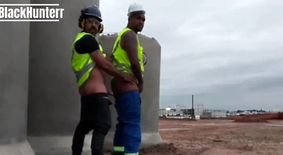Co-worker Offered Me His Cock to Suck on the Construction Site