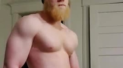 Ginger bodybuilder