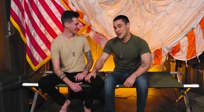 Private Cam Steele is destroyed and bred by lieutenant Andrew Miller