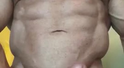 BIG Muscle BIG Cock Jerk Off