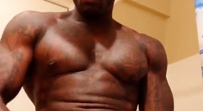 BBC Worship Hallelujah Johnson (stroking Big Black Hairy Cock on the Neurophone ) Tall Dark