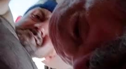 Old man working my 9in UnCut Cock over in my van midday at the park so much deepthroat worship 😊 fun