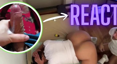 React: Papi eats and fucks my big booty, NUTS DEEP INSIDE