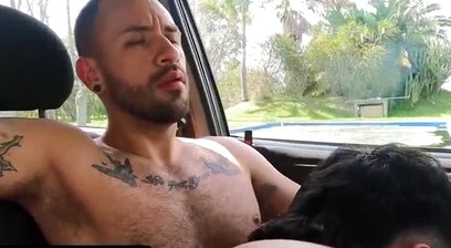Sex On The Road - Latino Uber Driver Seduces Passenger