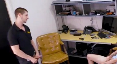 Caught with the Cop's Night Sitck