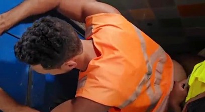 My boss fucking me good in the work bathroom.