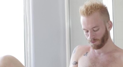 Kinky Twink Jerks Off His Lubed Up Dick