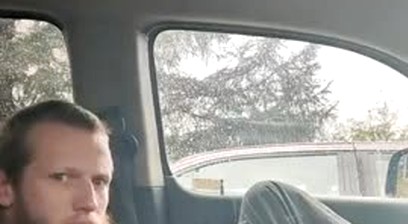 Redneck Jacks Off And Smokes In His Vehicle and Then Jacks Off In Bed