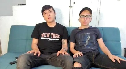 We watched a football match and my brother-in-law took the opportunity to grab me