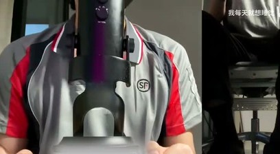 When you kindly take in a courier on a rainy day...