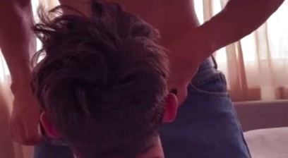 After a few drinks, the afternoon of Netflix series turns into a delicious fuck.