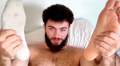 In bed, just playing