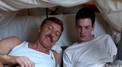 Fucking My Step Son's Tight Ass Inside A Blanket Fort