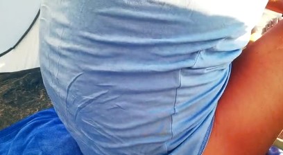 Boy Overexcited On The Nude Beach - Endless Orgasm Contractions and Hands