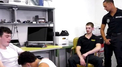 Thieves' Pervy Behavior Gets Them Fucked by Two Officers - Menperps