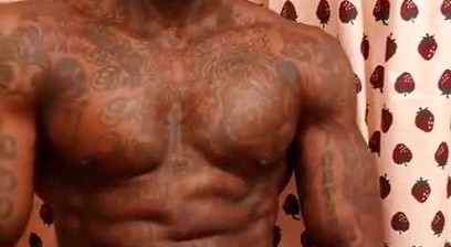 Big Black Cock Worship Hallelujah Johnson - Tall Tattooed Dark Chocolate BBC Cumshot