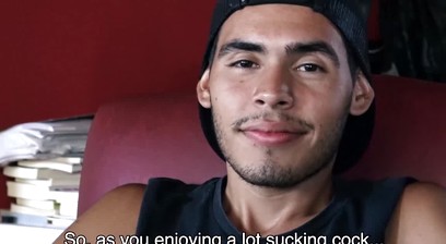 My thick horny cock explored sweet latino Brunos deep ass hole