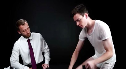 Priest Teaches Twink How To Receive Blessings