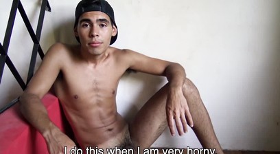 Young straight guy Bruno destroyed in the ass by horny latino Manuel
