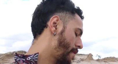 A Hot Latino Stud Gets his Cock Sucked by the Beach
