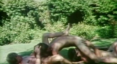 Vintage 1970s Gay Threeway in the Grass - THE SINS OF JOHNNY X