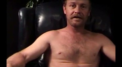 Straight Country DILF jacks his dick