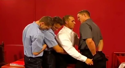 Caged Men - Scene 2 (AI Upscale)