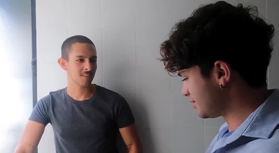 Stripping myself so my friends stepbrother Enrique Mudu can drill my hole