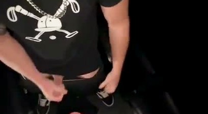 The with the big dick fucked the blond guy hard in the dark of the movie theater!