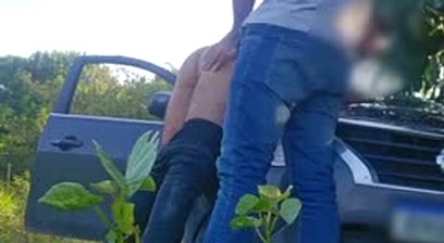 Bareback Outdoor Adventure With A Stranger