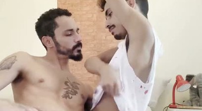 A brand new boy being protected by a hung Guardian who loves feet.