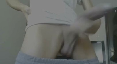 Hot Latino Jerks His Humongous Hammer Head Dick Solo