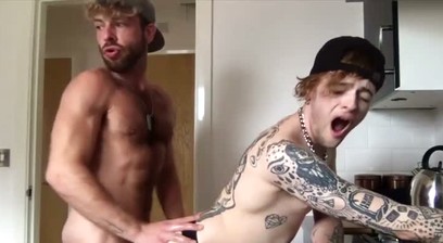 Tatted Boy Gets Fucked
