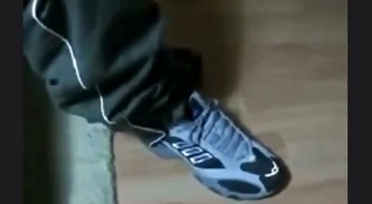 Very horny adidas stud needs to wank in sports dorm week