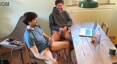 I show my gay friend straight porn, he was more interested in me!