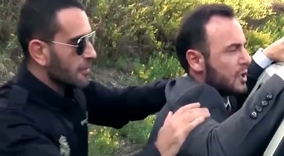 policeman fucks business man